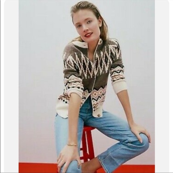 J. Crew Sweaters Jcrew J Crew Fair Isle Sweater Cardigan Small Poshmark